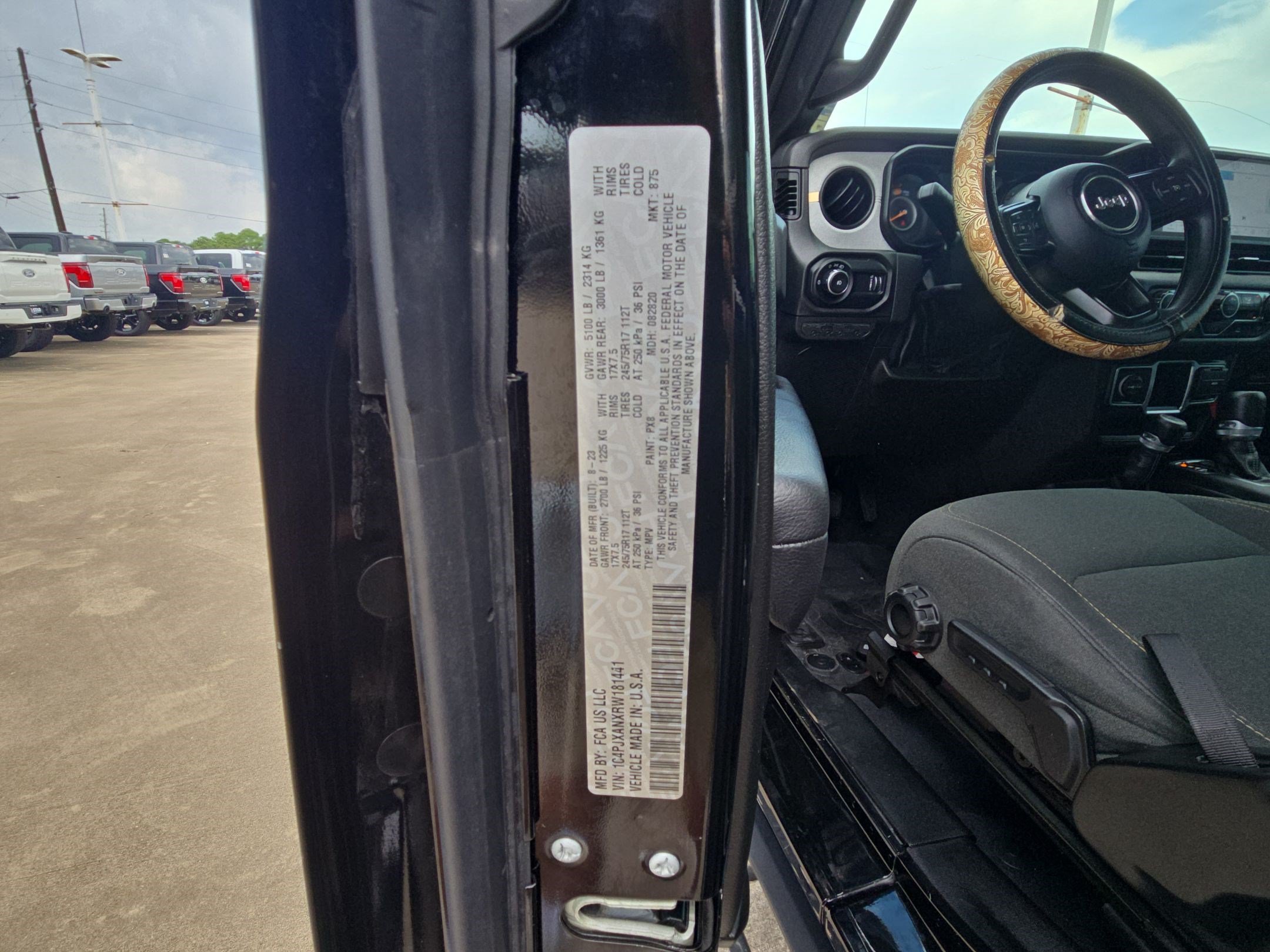 Used 2024 Black Clearcoat Jeep Sport image 28