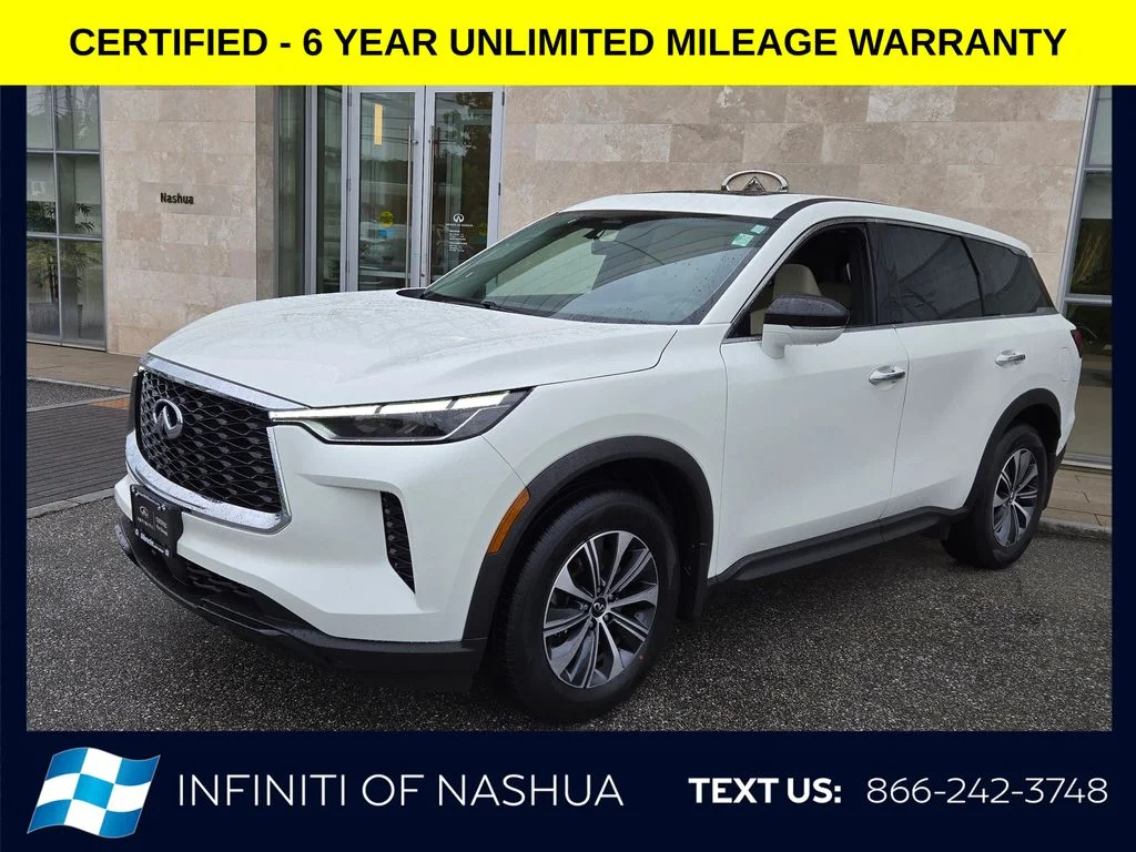 Certified Used 2023 White INFINITI PURE image 2