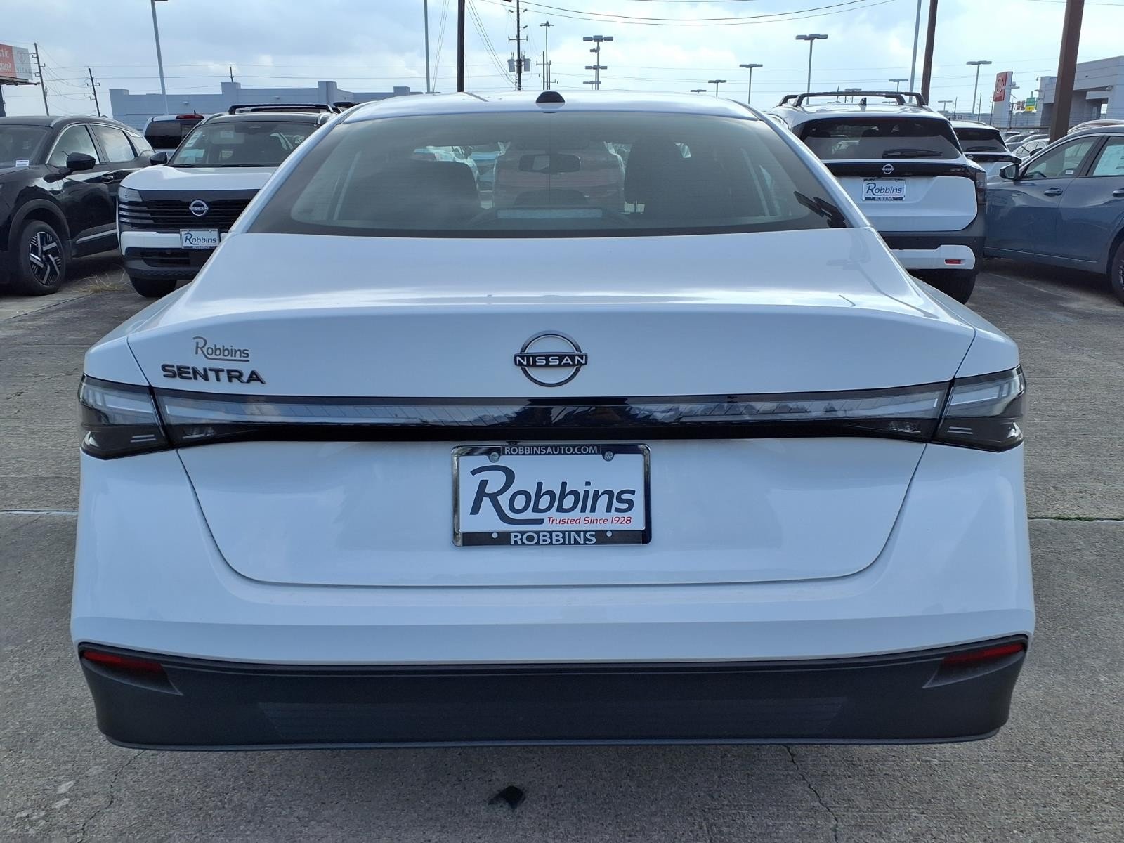 2026 Nissan Sentra SV White at Robbins Nissan