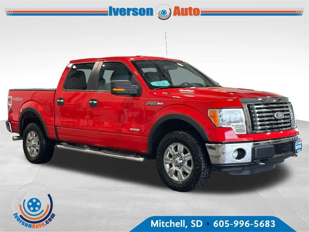 Used 2012 Race Red FORD 4WD SUPERCREW 145