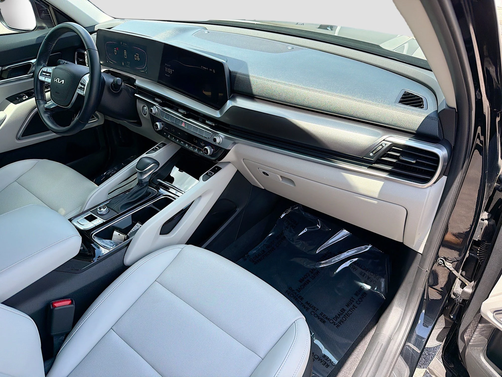 Used 2024 Ebony Black Kia S image 12