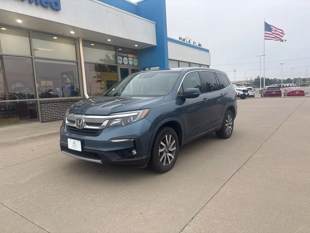 Used 2021 Blue Honda EX-L image 1