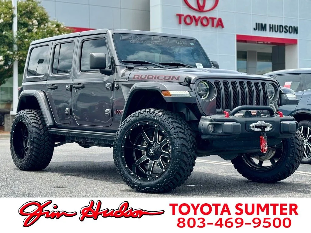 Used 2021 Gray Jeep Unlimited Rubicon image 1