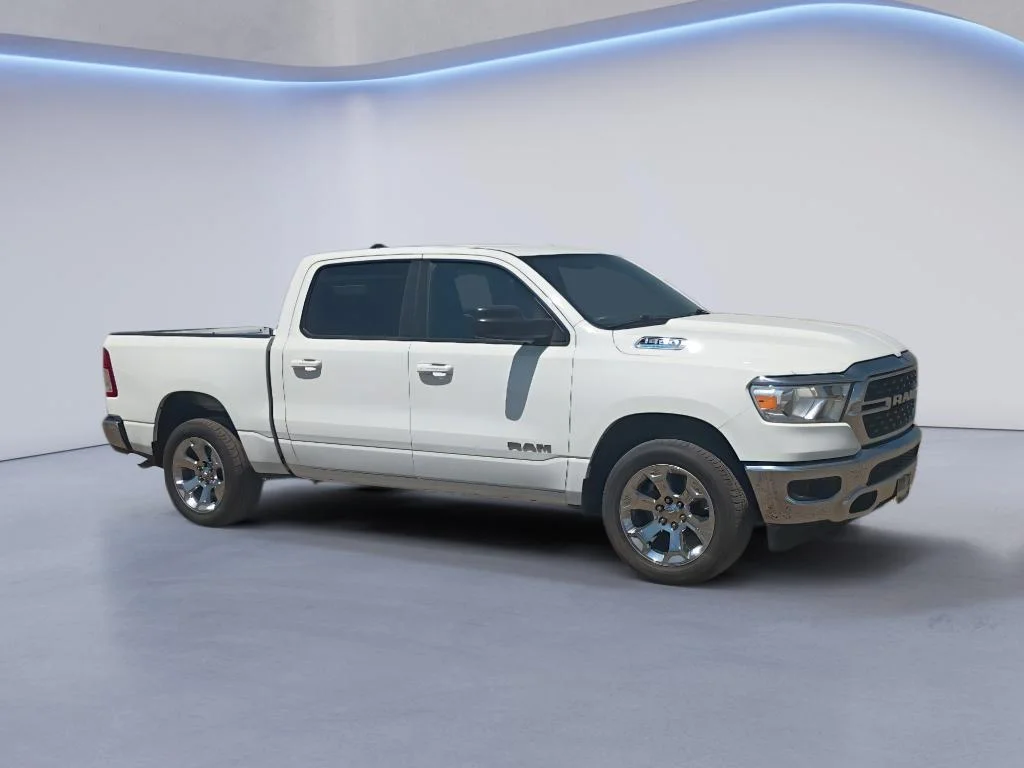 Used 2022 Bright White Clearcoat Ram Big Horn image 8