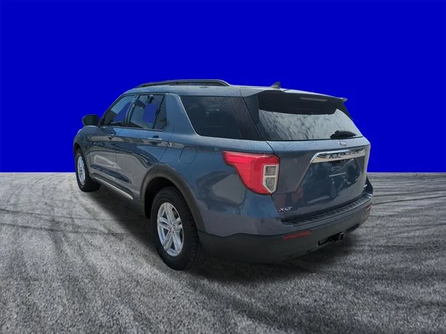 Certified Used 2021 Infinite Blue Metallic Tinted Clearcoat Ford XLT image 6
