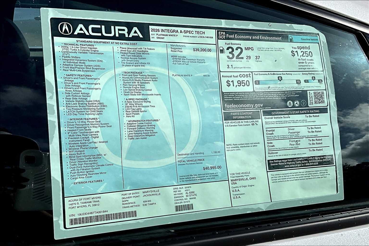 2026 Acura Integra A-Spec w/Technology Package - Photo 22