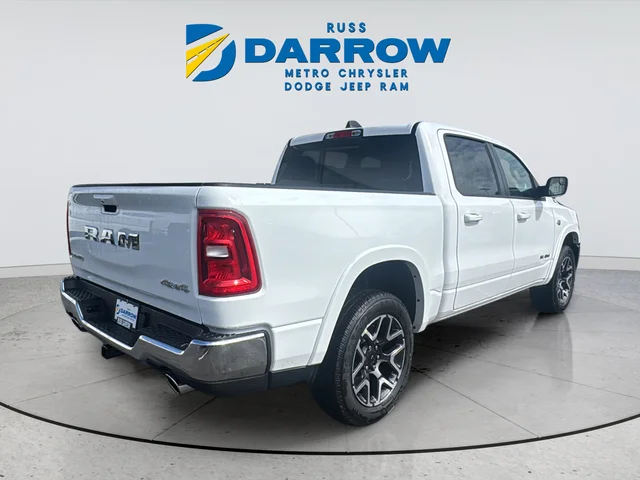 New 2026 Bright White Clear-Coat Exterior Paint RAM Laramie image 5