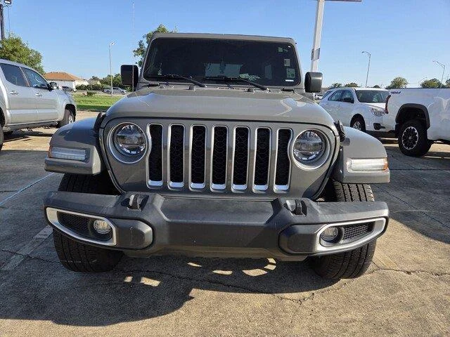 Used 2021 Sting-Gray Clearcoat Jeep Unlimited Sahara image 7
