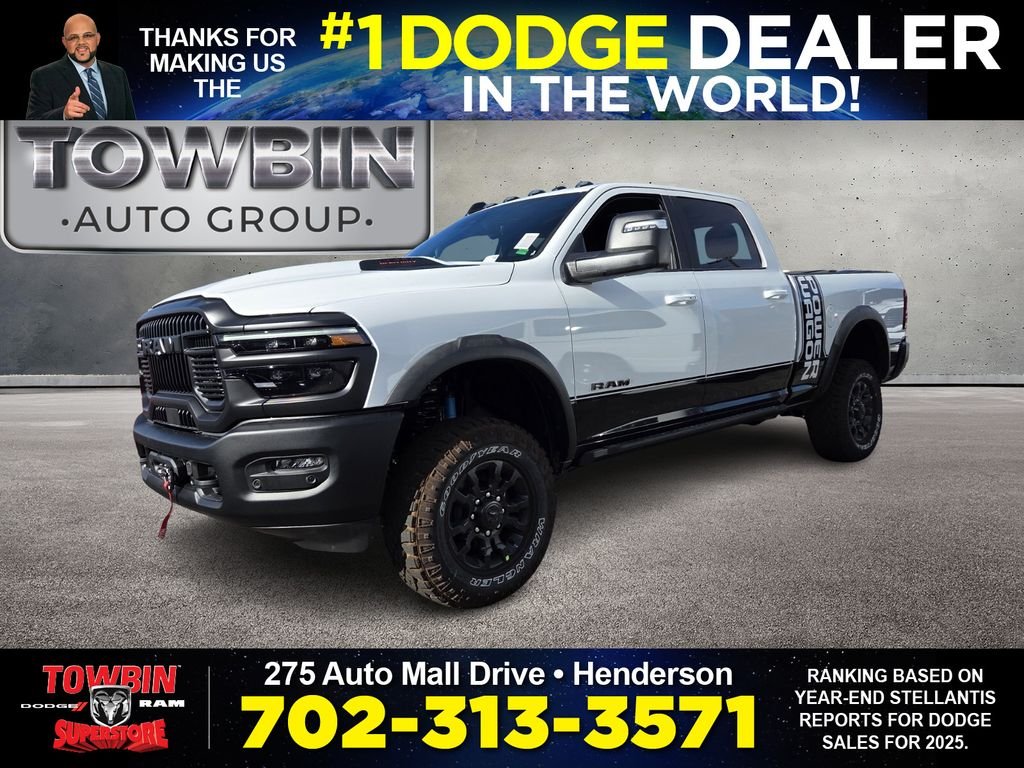 New 2026 Bright White Clear-Coat Exterior Paint RAM Power Wagon image 1