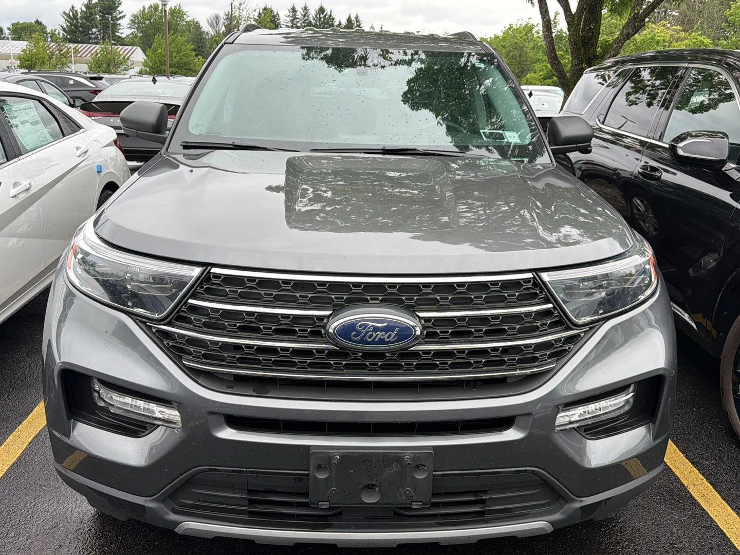 Used 2023 Carbonized Gray Ford XLT image 2