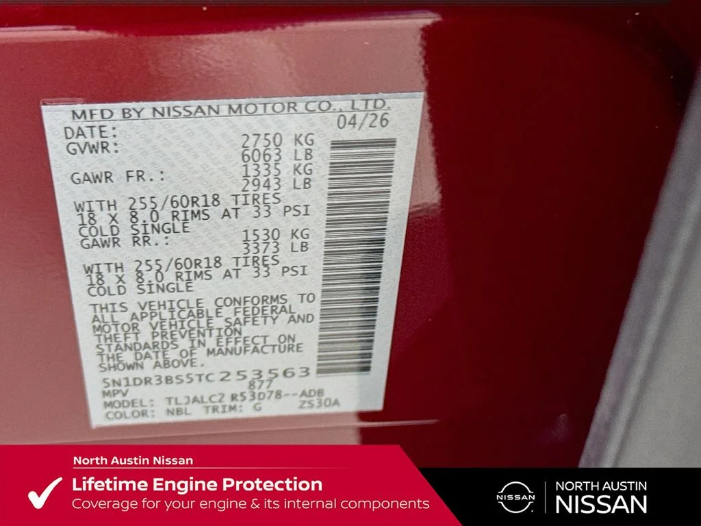 New 2026 Red Nissan SV image 40