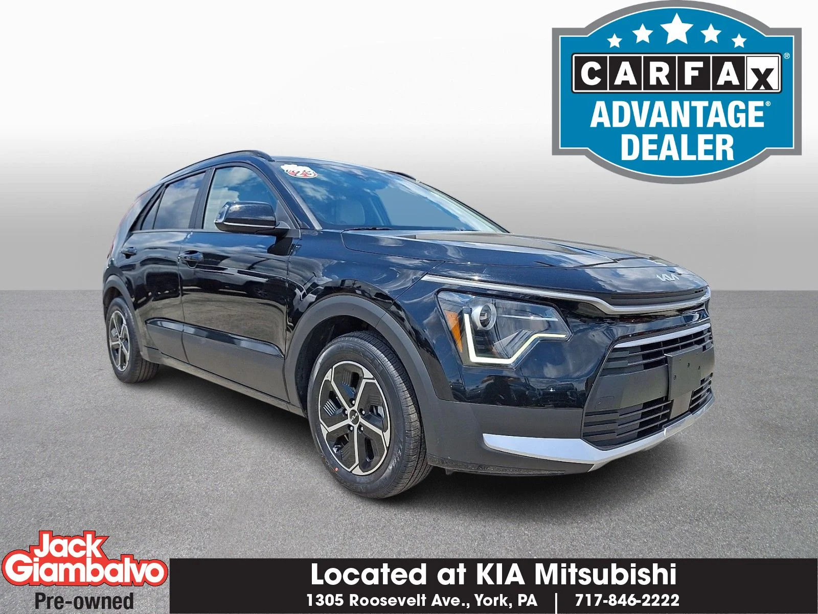 Certified Used 2023 Black Kia EX image 1