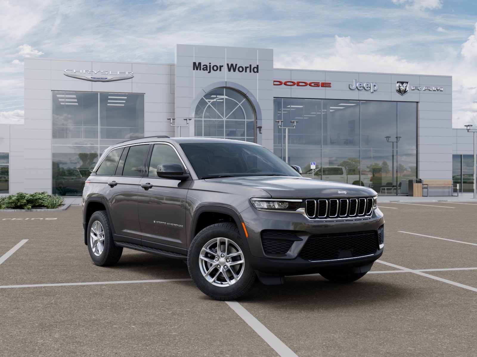 New 2026 Baltic Gray Metallic Clear-Coat Exterior Paint Jeep Laredo X image 5