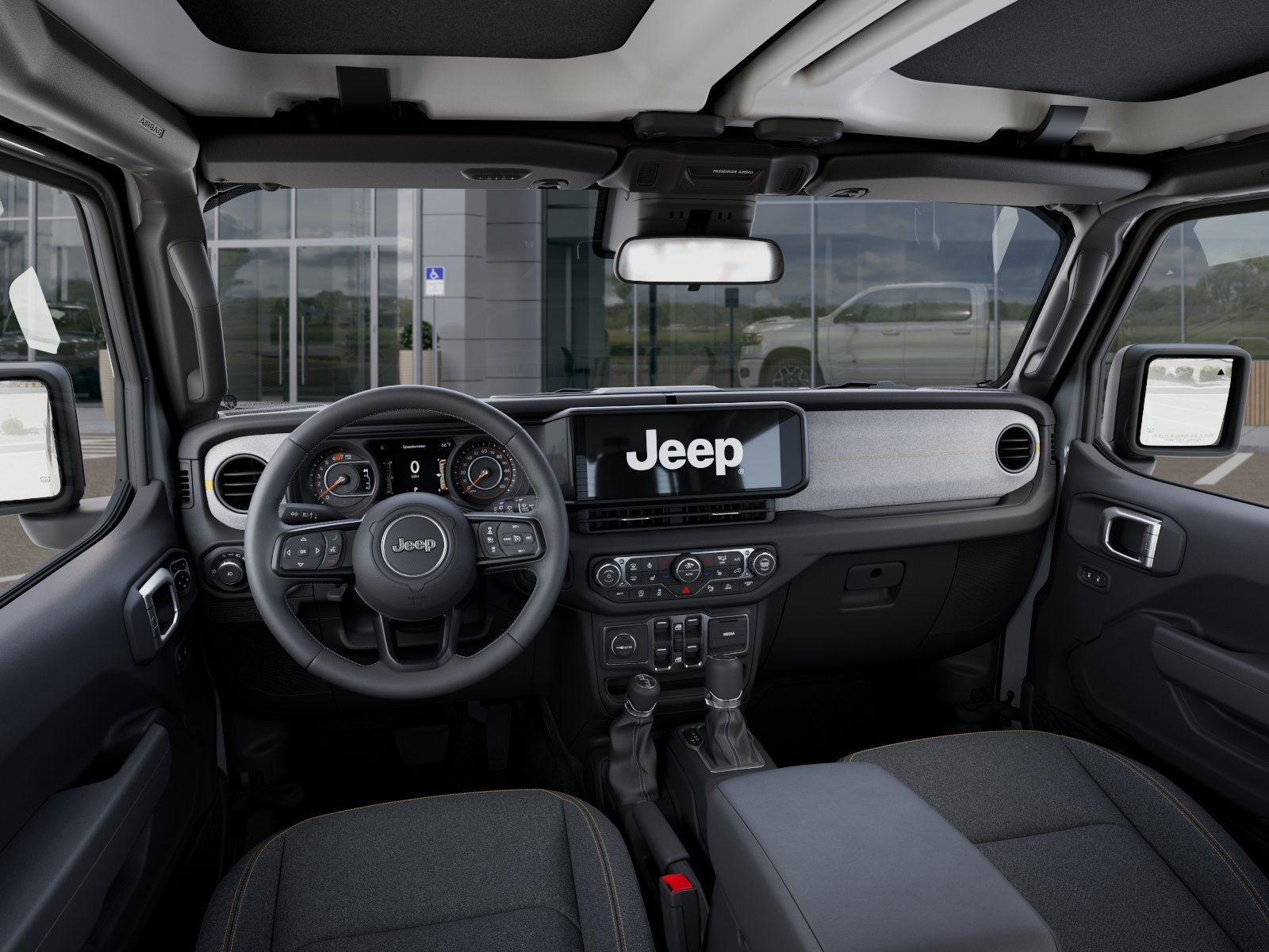 New 2027 Bright White Clear-Coat Paint Jeep Sport S image 40