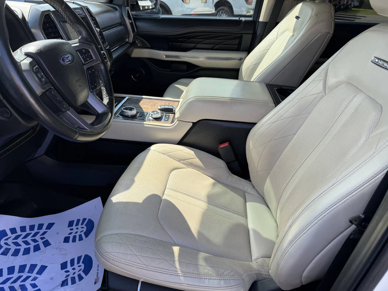 Used 2021 Off White Ford Platinum 4x4 4dr SUV image 18