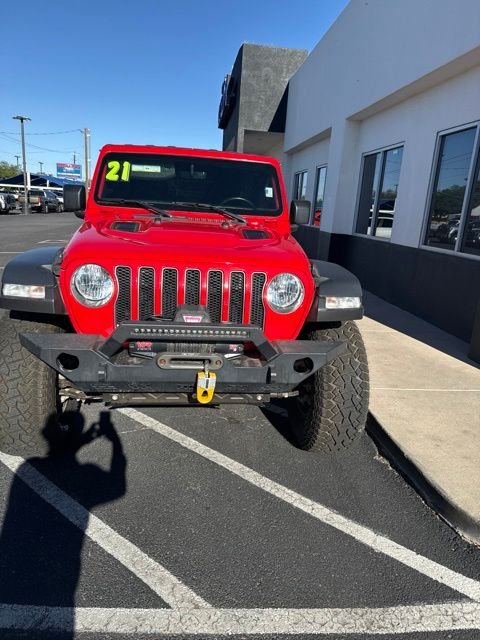 Used 2021 Red Jeep Unlimited Rubicon image 2