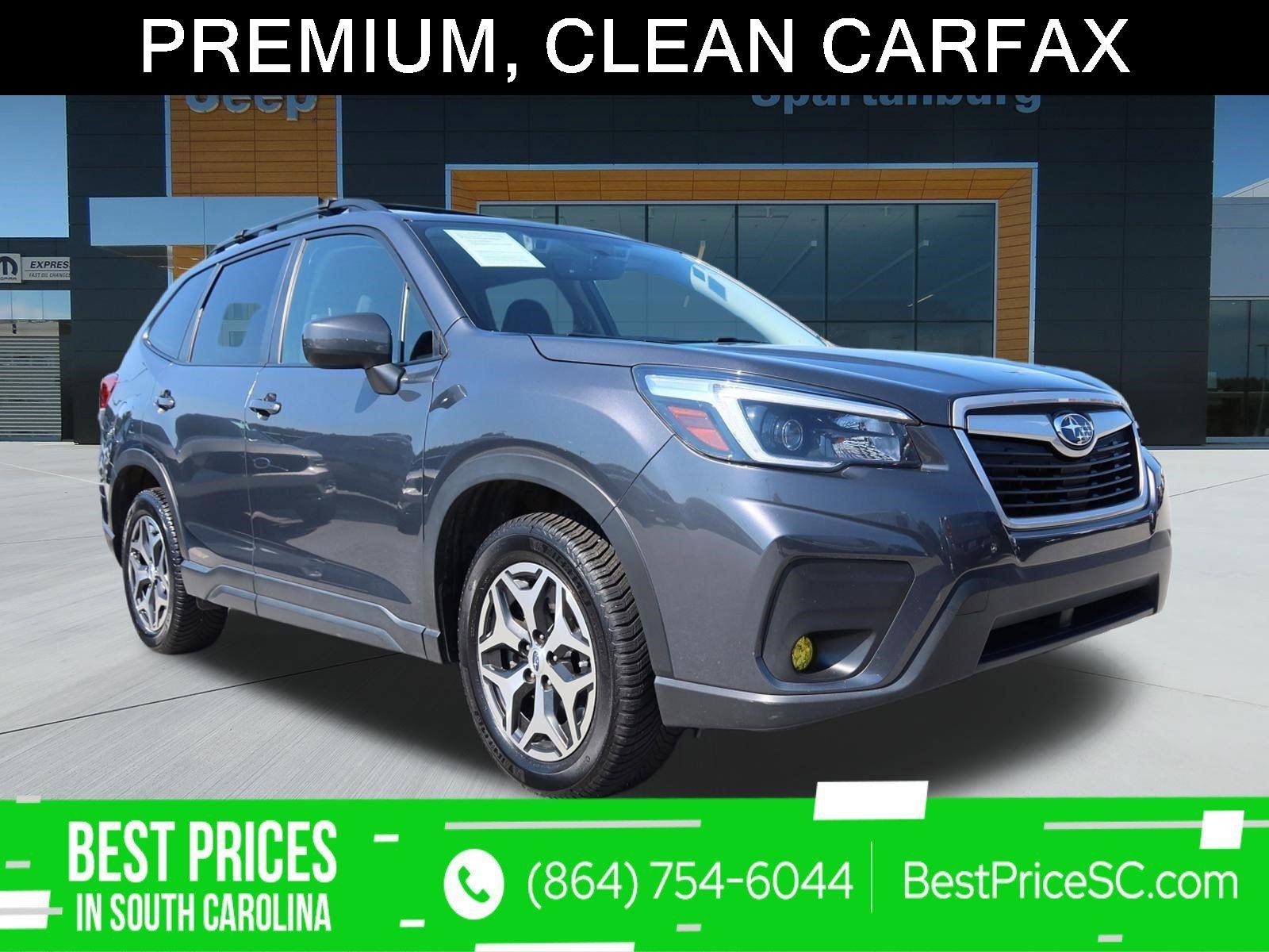 Used 2021 Magnetite Gray Metallic Subaru Premium image 1