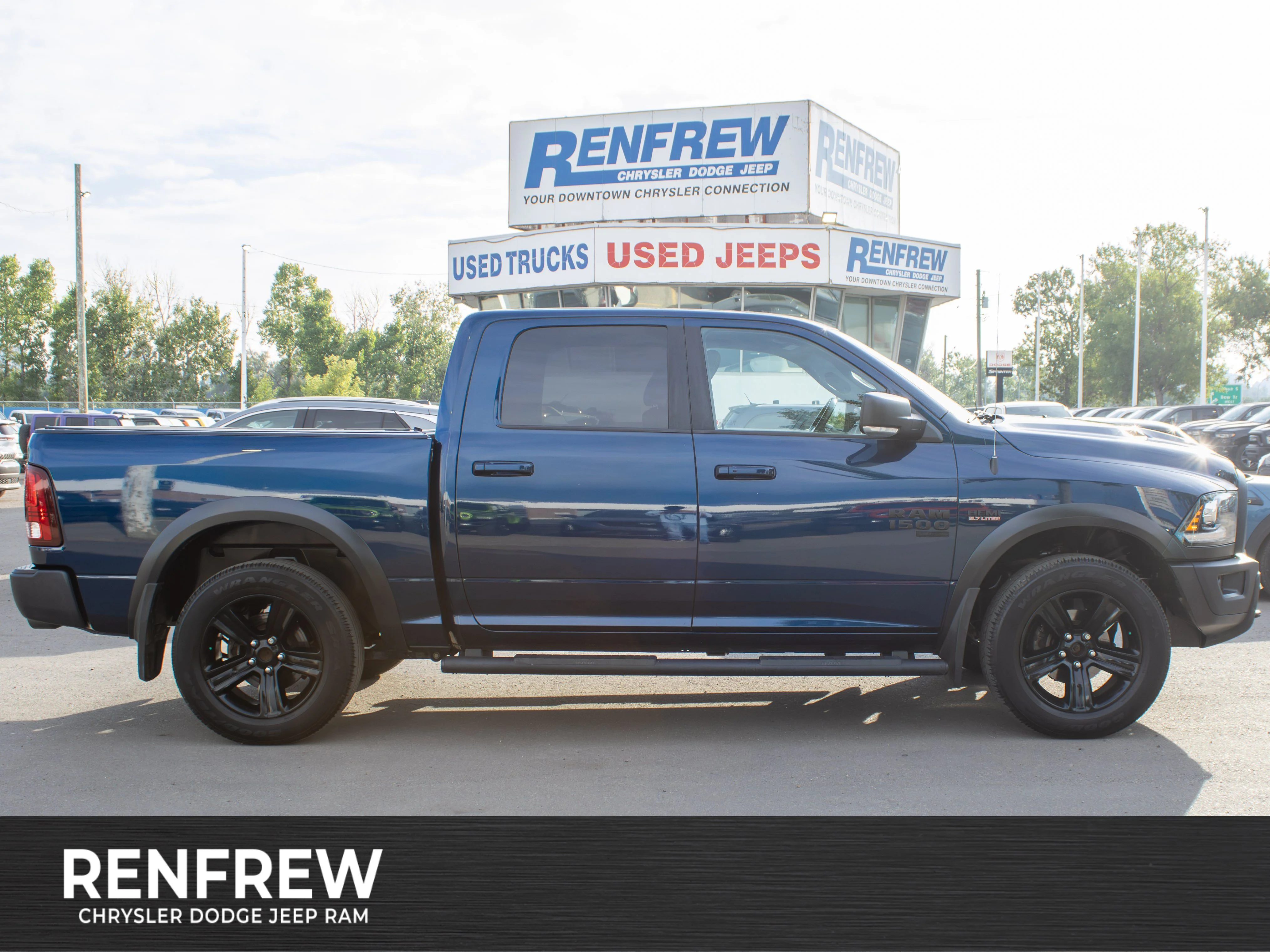 Used 2022 Blue RAM Warlock* | 5.7L HEMI V8 | Heated Seats & Steering Wheel | 8.4 Uconnect | Remote Start | image 1