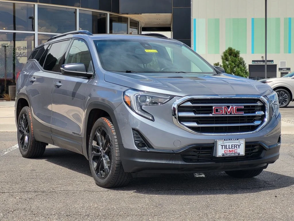 Used 2021 GMC Terrain SLT with VIN 3GKALVEV4ML322117 for sale in Moriarty, NM