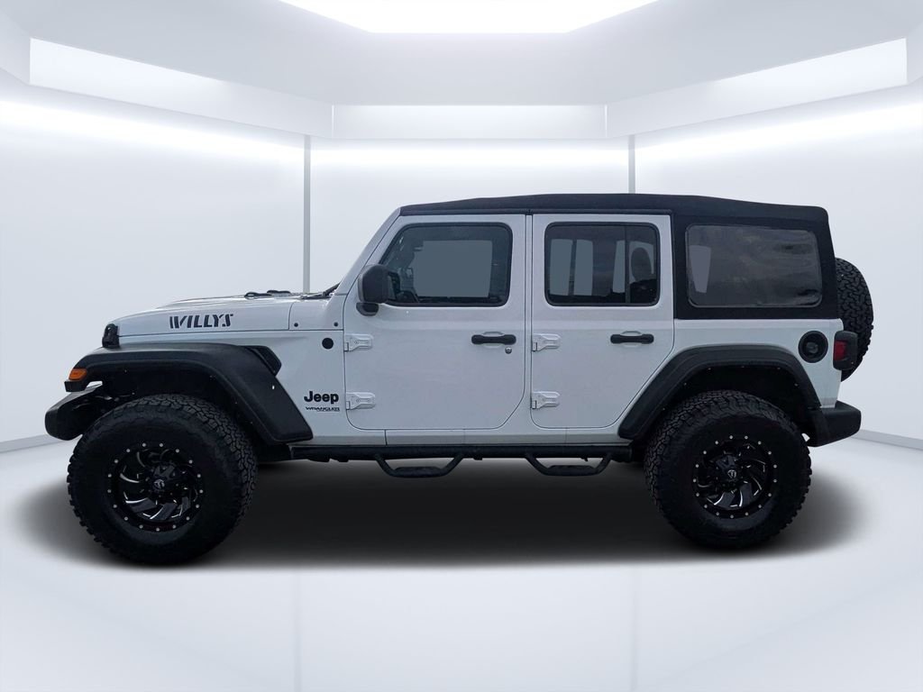Used 2022 White Jeep Unlimited Willys image 6