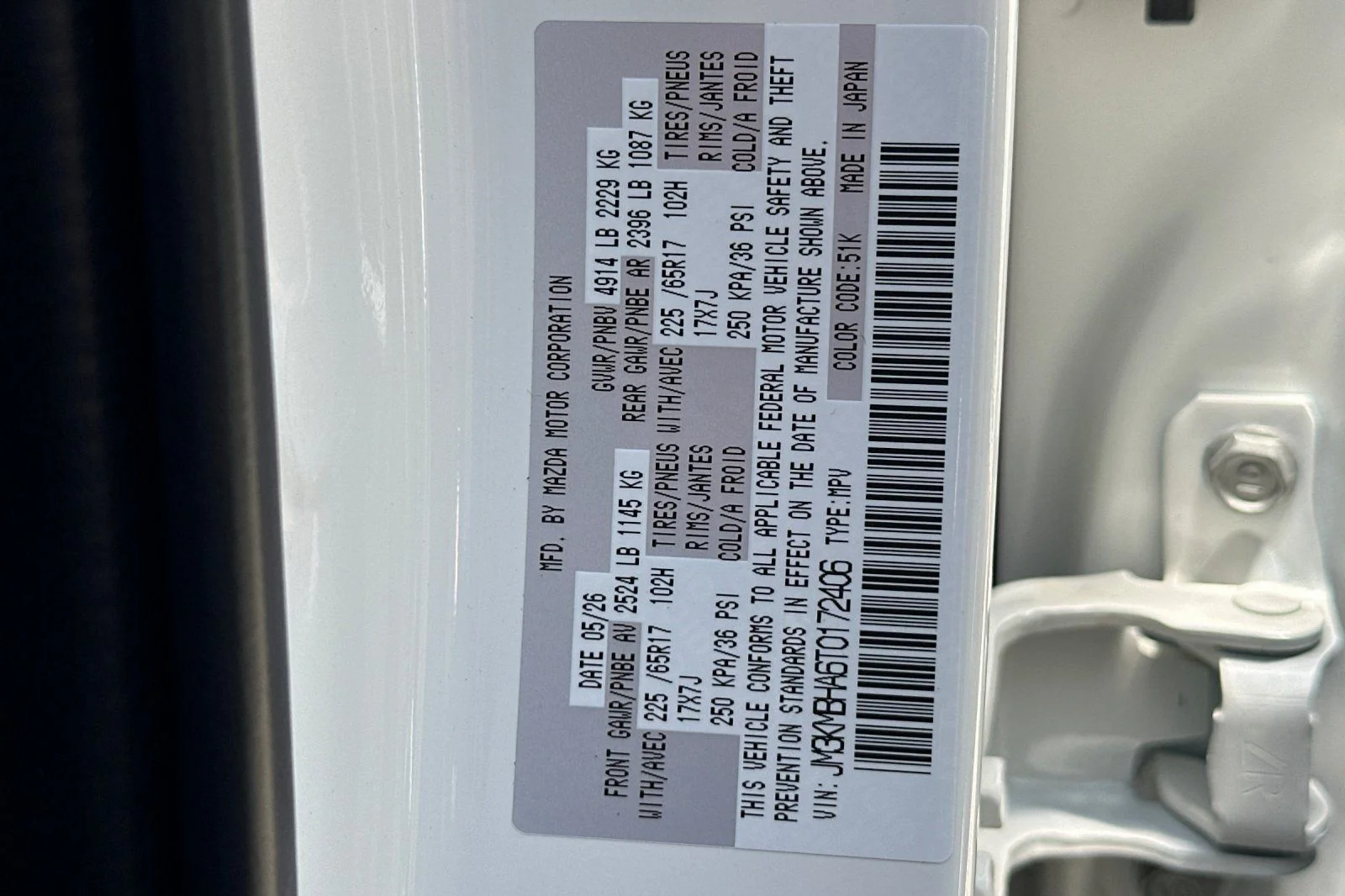 New 2026 Rhodium White Metallic Mazda 2.5 S Select AWD image 34