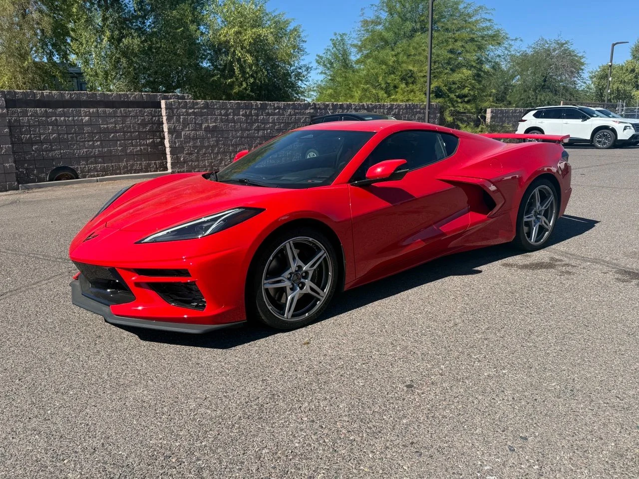 Used 2025 Torch Red Chevrolet Stingray image 1