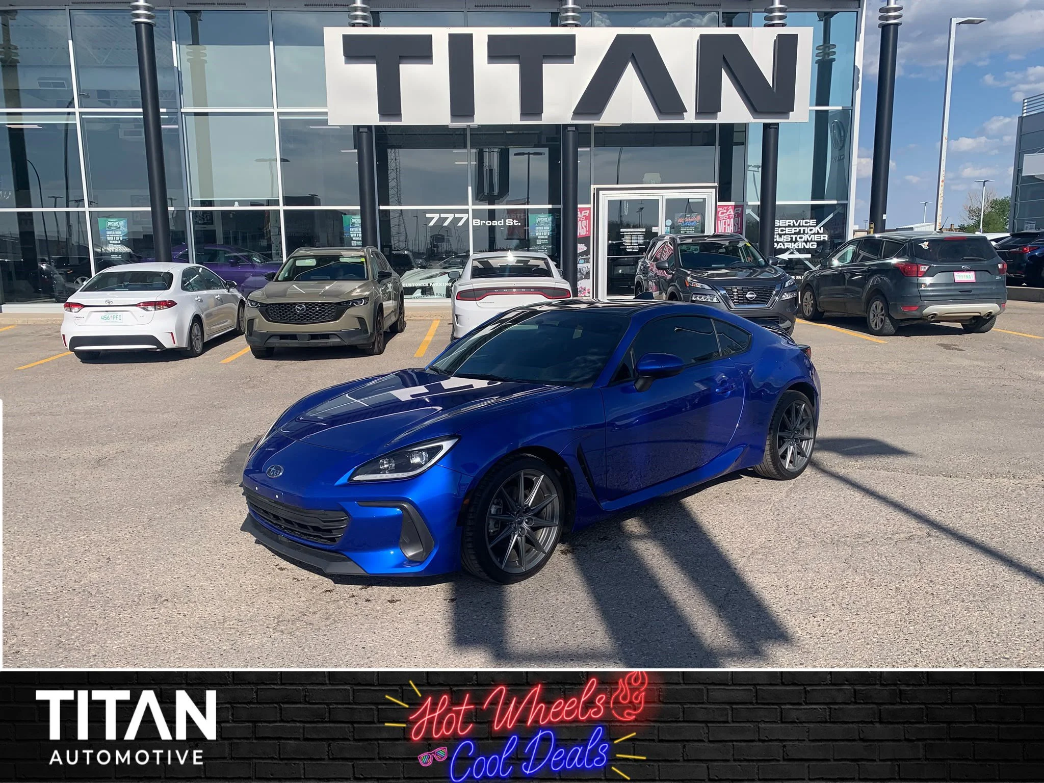 Certified Used 2023 World Rally Blue Subaru Sport-Tech*6spd Manual | World Rally Blue Pearl | Htd Suede Seats | Blind Spot Detection | CarPlay image 1