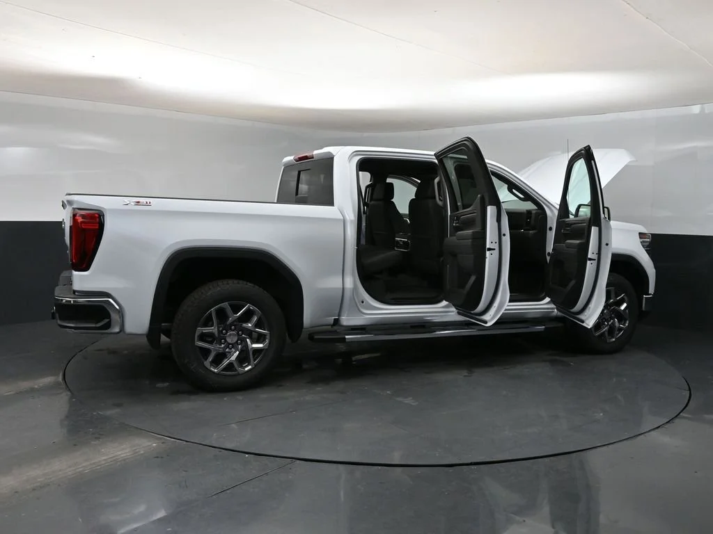 New 2026 Glacier White Tricoat GMC SLT image 48