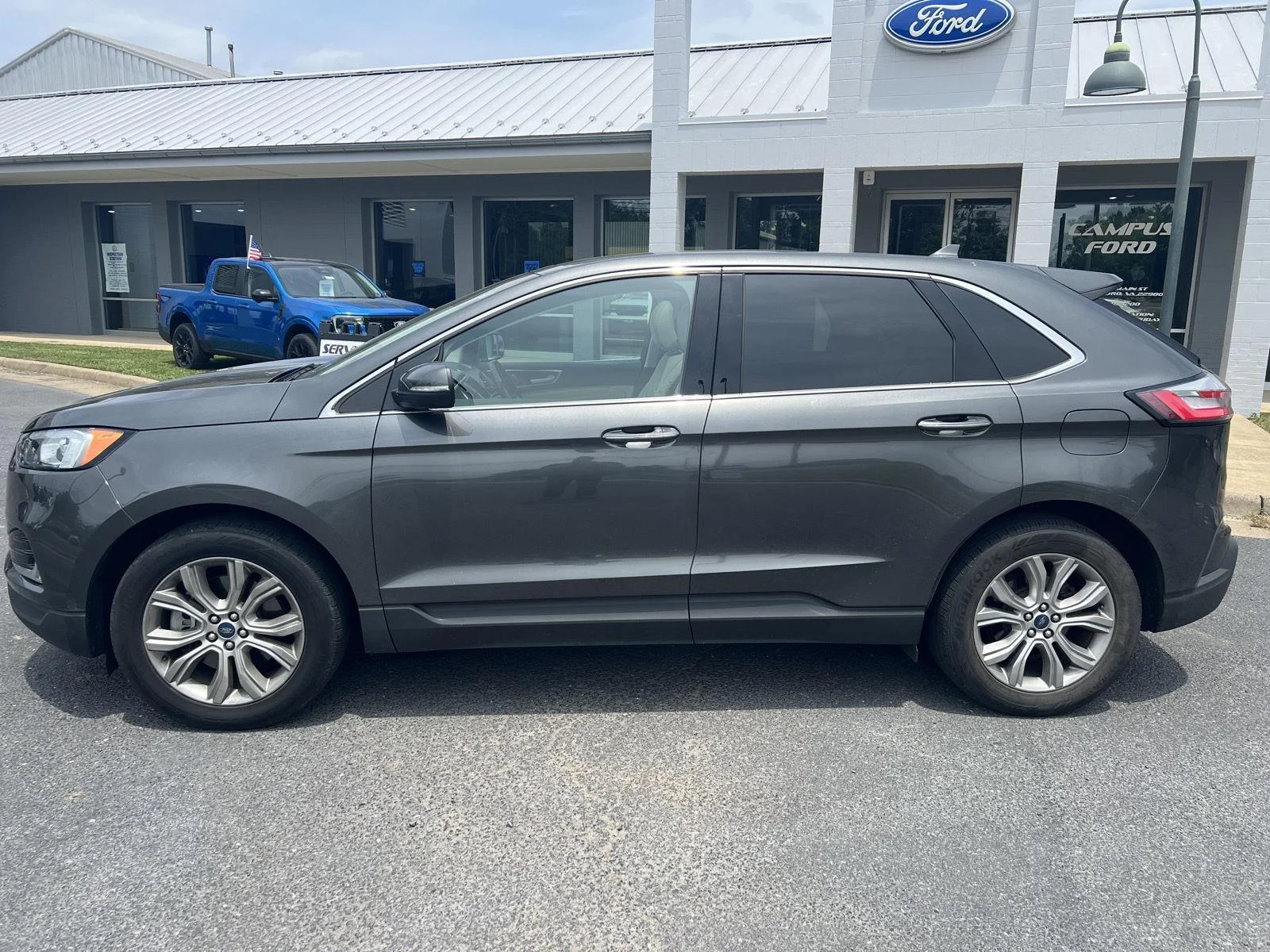 Certified Used 2019 Magnetic Ford Titanium image 2