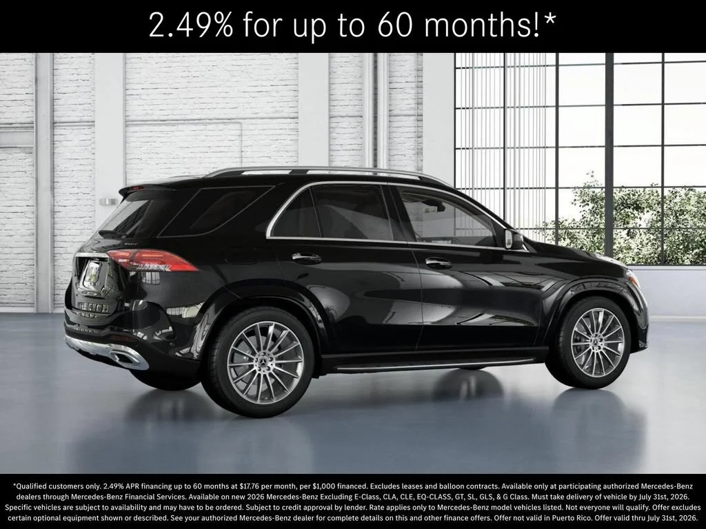 New 2026 Obsidian Black Metallic Mercedes-Benz GLE 450 image 19