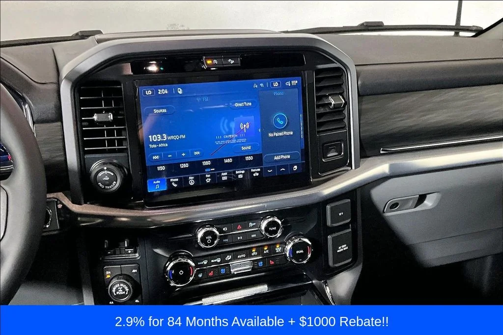 New 2026 Star White Metallic Tri-Coat Ford Lariat® image 7