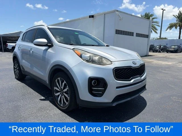 Used 2017 Silver Kia EX image 1