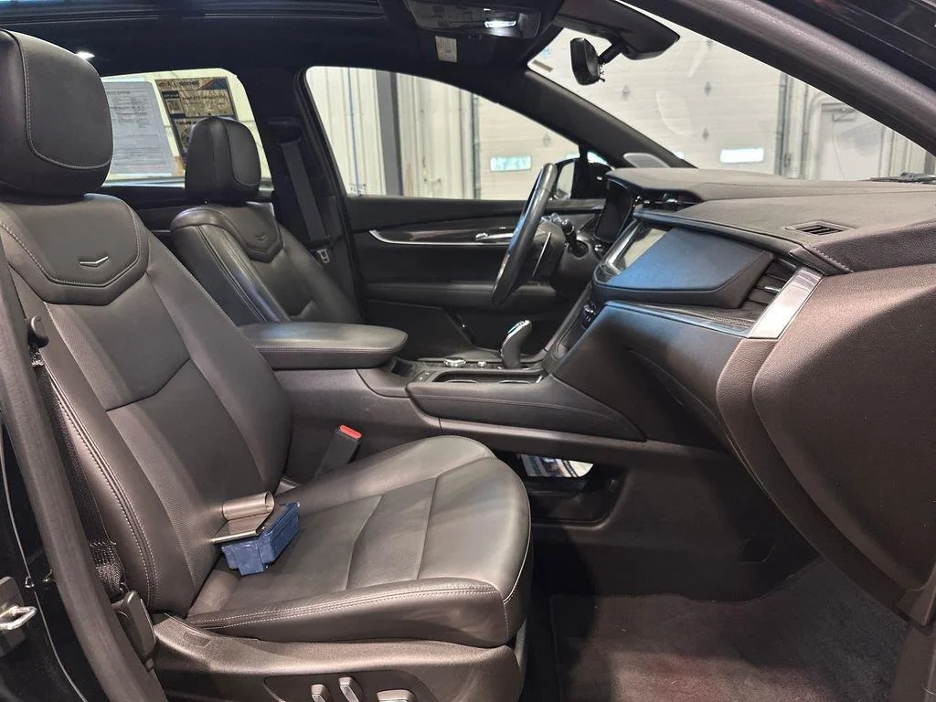 Used 2023 Stellar Black Metallic Cadillac AWD Sport image 33