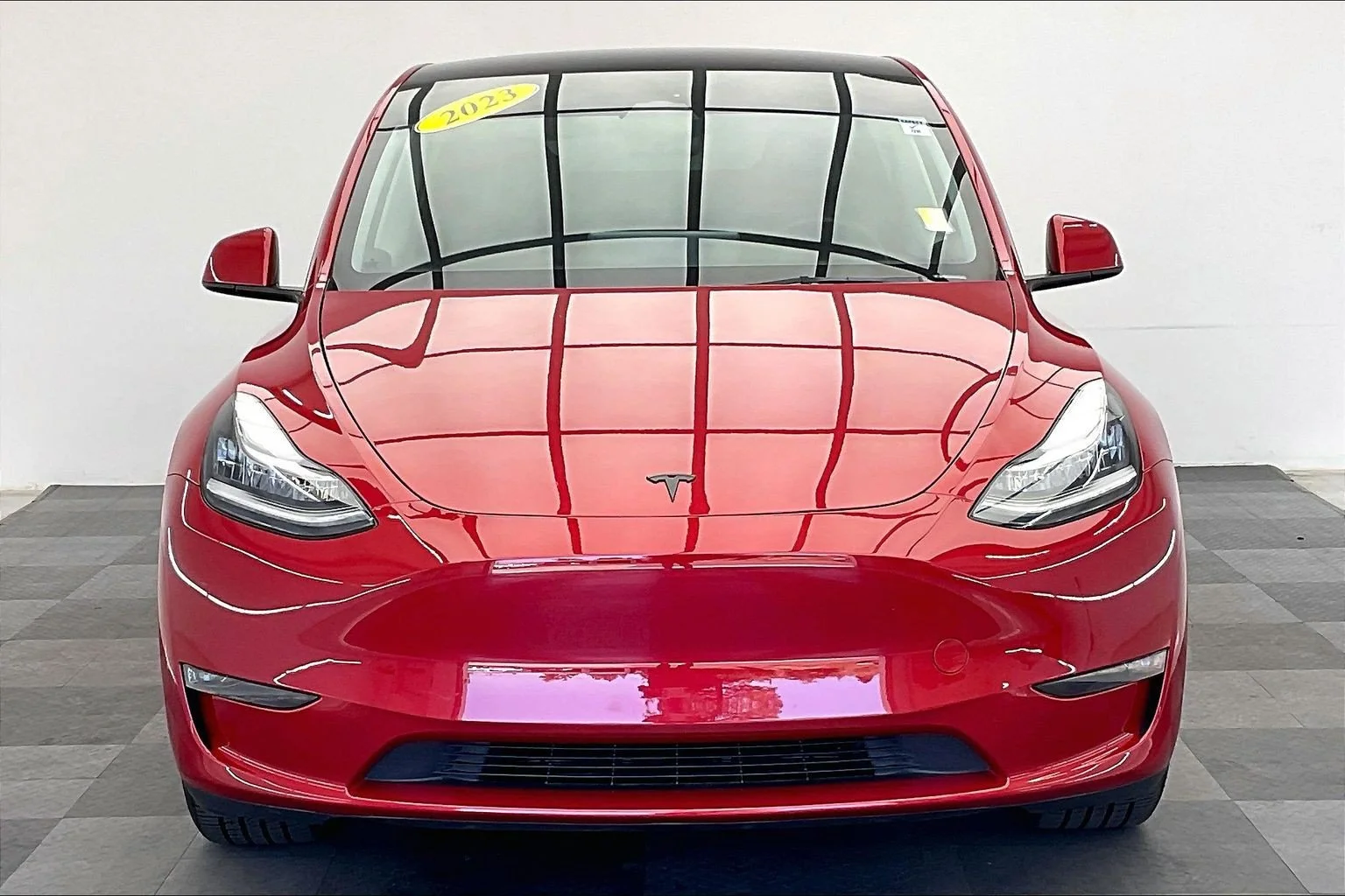 Used 2023 Red Multi-Coat Tesla Long Range image 2