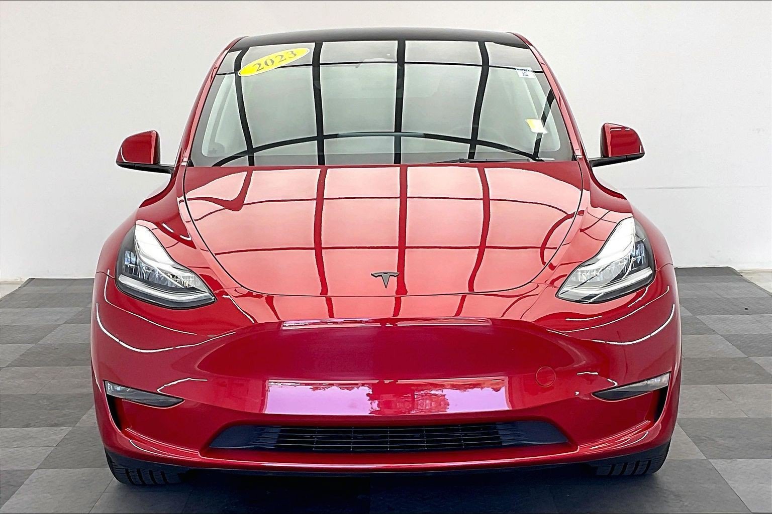 Used 2023 Red Multi-Coat Tesla Long Range image 2