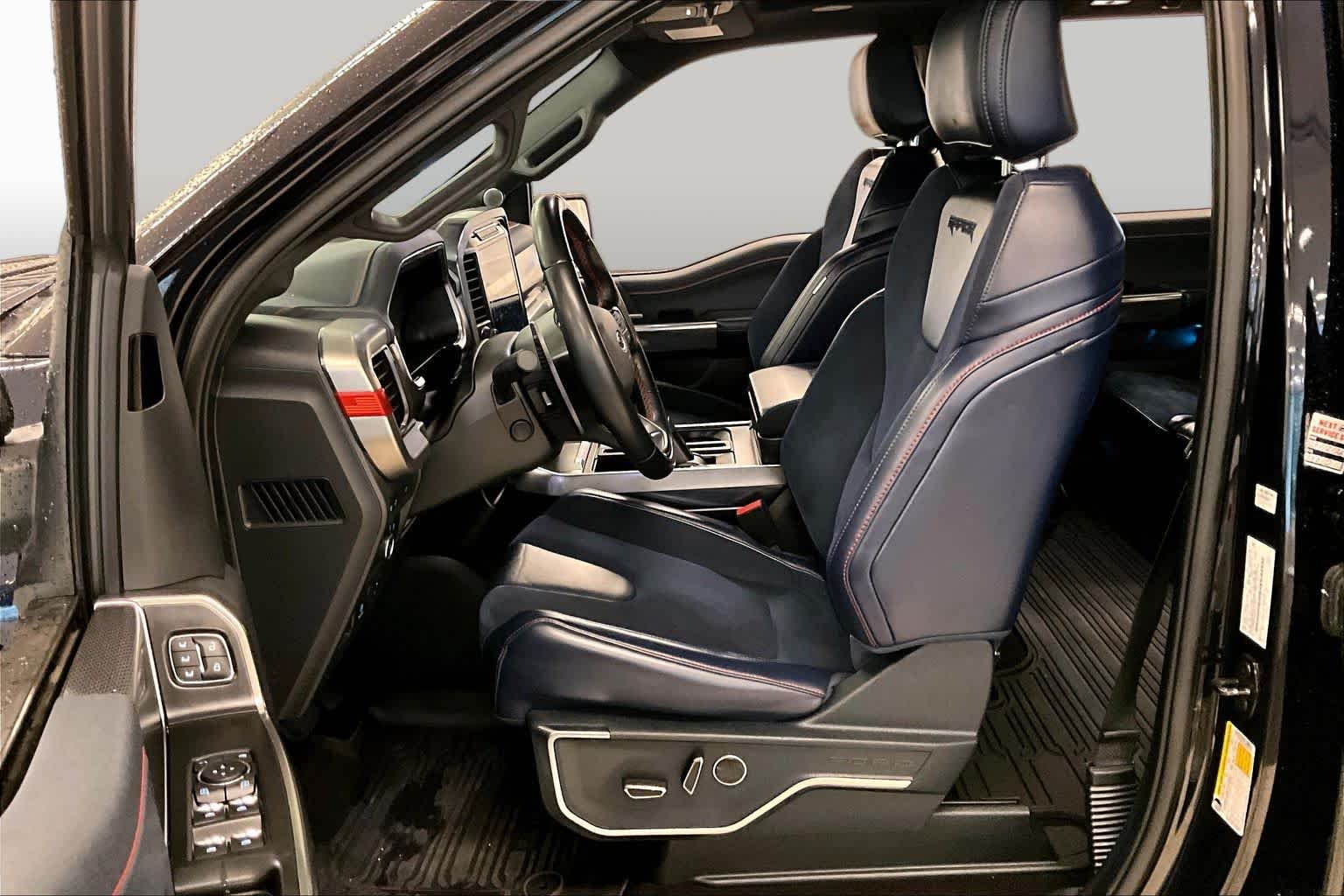 Used 2021 Antimatter Blue Metallic Ford Raptor image 7