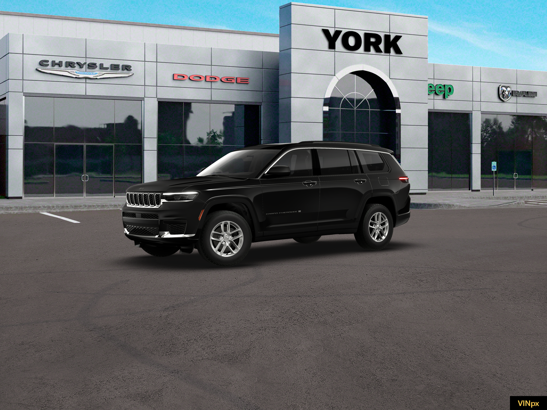 New 2026 Diamond Black Crystal Pearl-Coat Exterior Paint Jeep Laredo X image 14