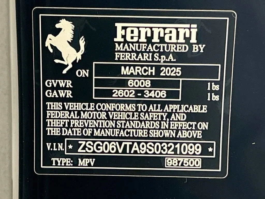 Used 2025 Extra Sample Ferrari Tailor Made image 35
