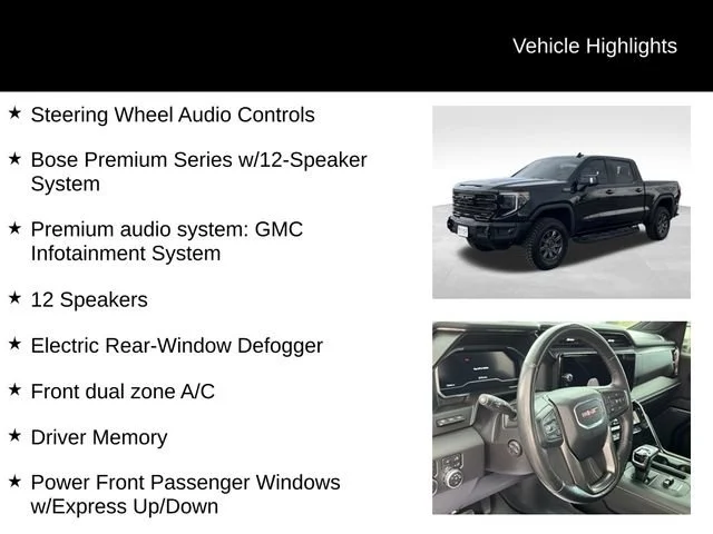 Certified Used 2024 Onyx Black GMC AT4X image 15