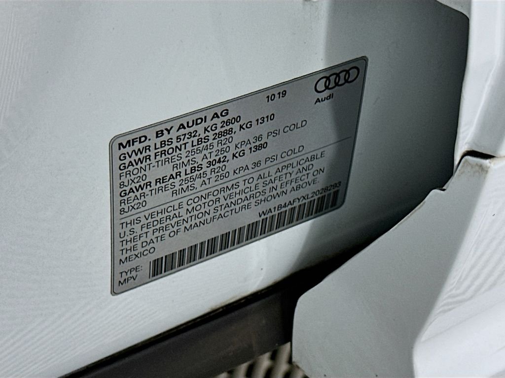 Used 2020 Glacier White Audi 3.0T Premium Plus image 34