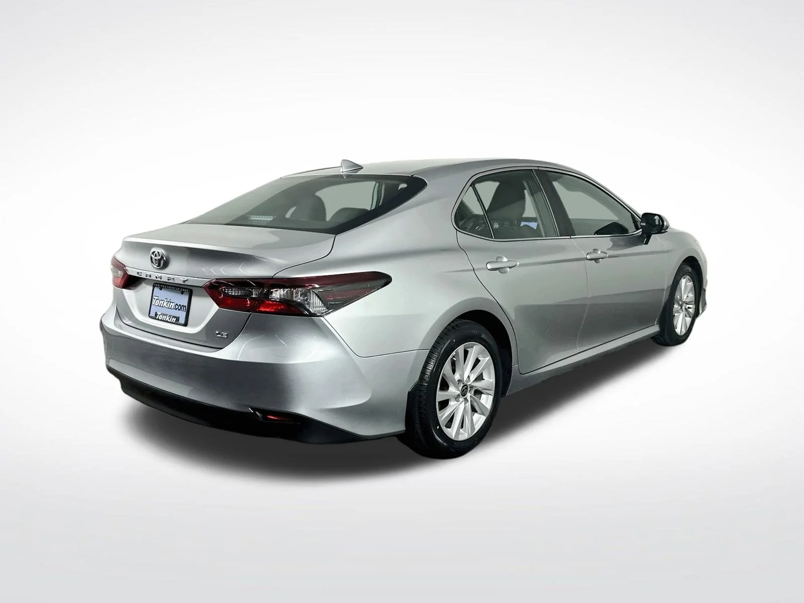 Used 2021 Celestial Silver Metallic Toyota LE image 8