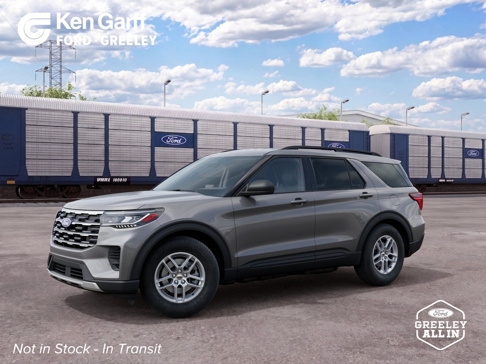 New 2027 Carbonized Gray Metallic Ford Active image 1