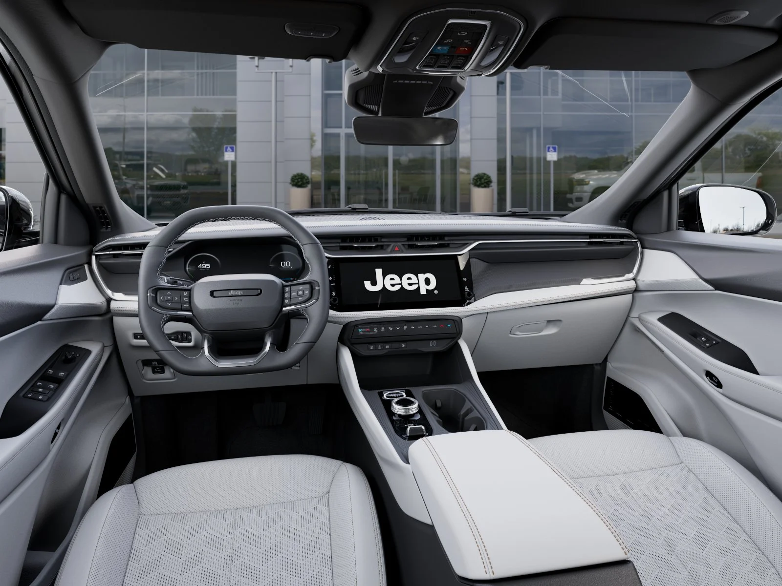 New 2026 Bright White Clear-Coat Exterior Paint Jeep Overland image 46
