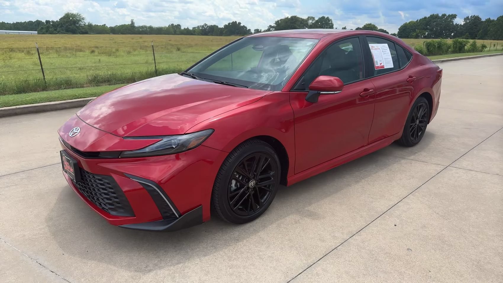 Used 2025 Red Toyota SE image 5
