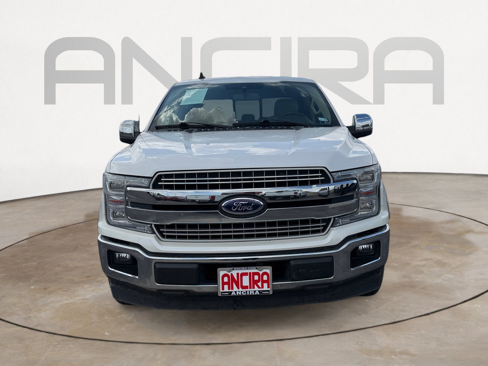 Used 2019 White Platinum Ford LARIAT image 2