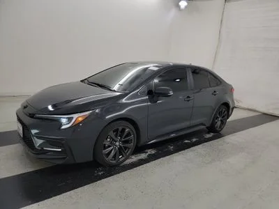 Used 2025 Black Toyota SE image 1
