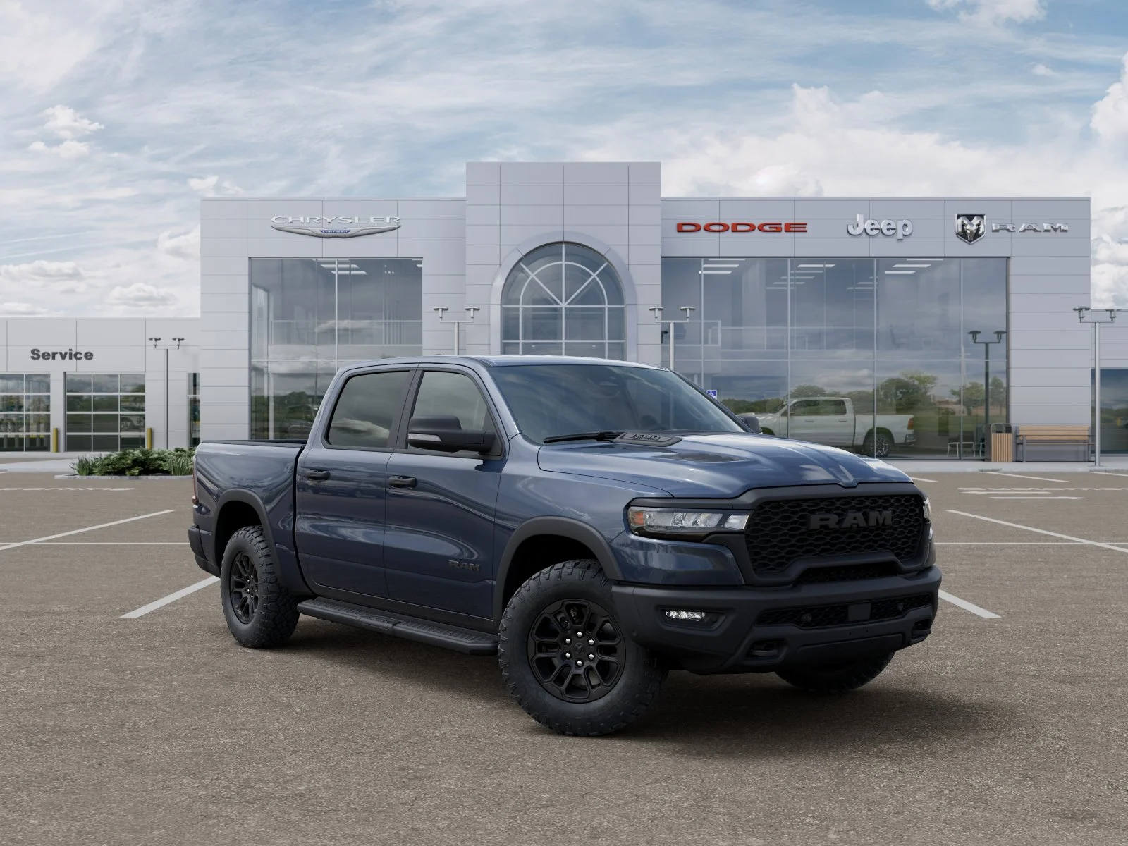 New 2026 Forged Blue Metallic Exterior Paint RAM Rebel image 31