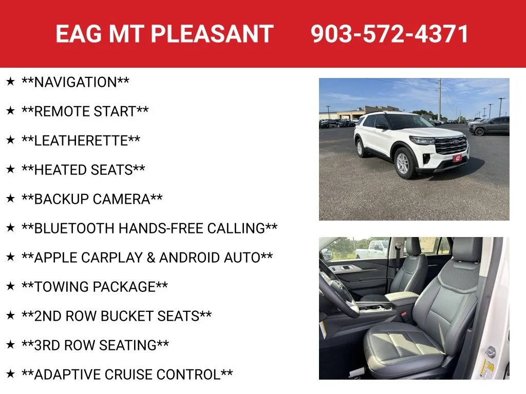 New 2026 Star White Metallic Tri-Coat Ford Active image 4