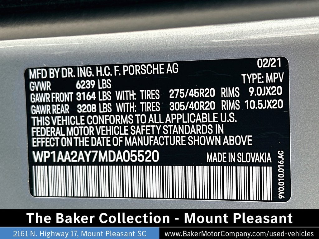 Used 2021 Silver Porsche Base image 33