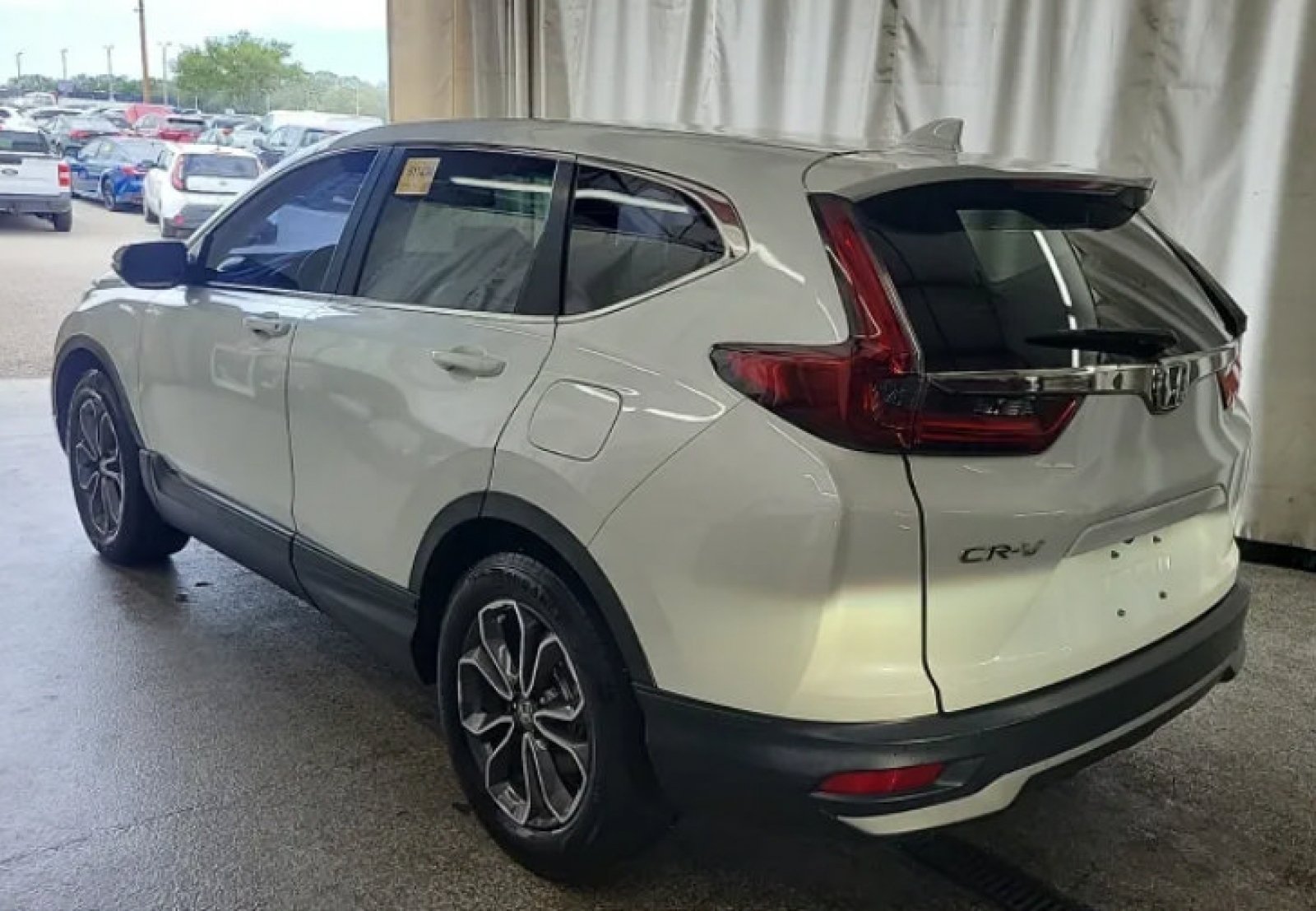 Used 2022 Platinum White Pearl Honda EX-L image 2